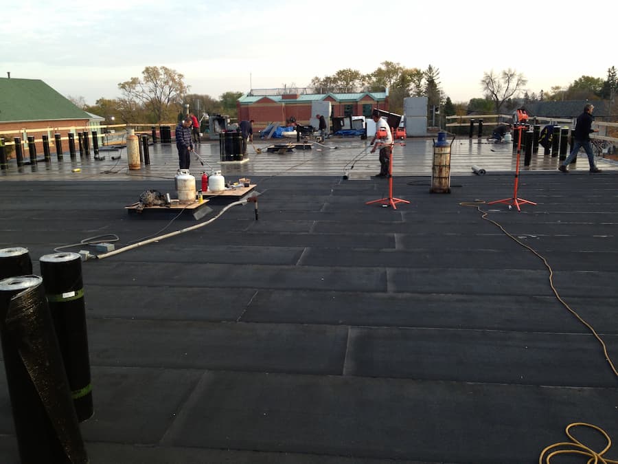We are the preferred flat roofing contractors for Port Perry Hospital