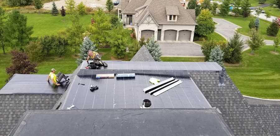 EPMD single membrane flat roofing Toronto