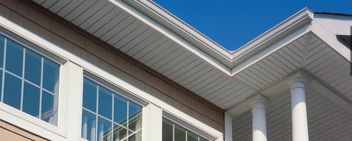 Soffit repair is an option if after a visual inspection there is minor damage 