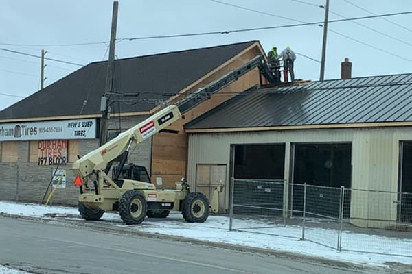 standing seam metal roof installation