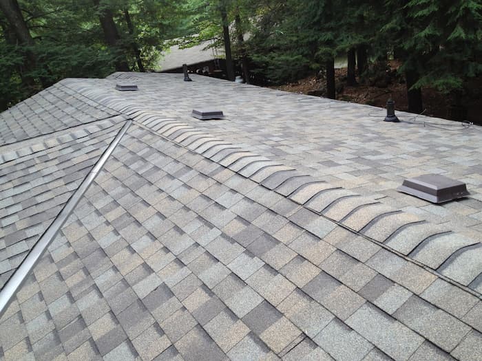 roof replacement with asphalt shingles