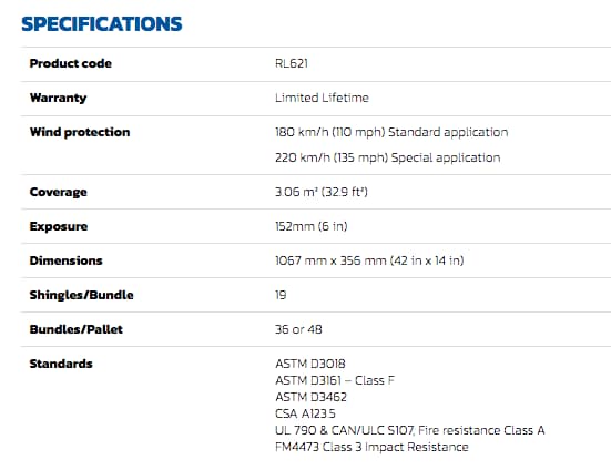 Mystique 42 product specs