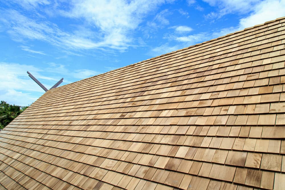 Wood shingles is one of the best sustainable roof materials