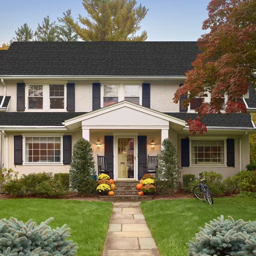 model home with GAF number one shingle