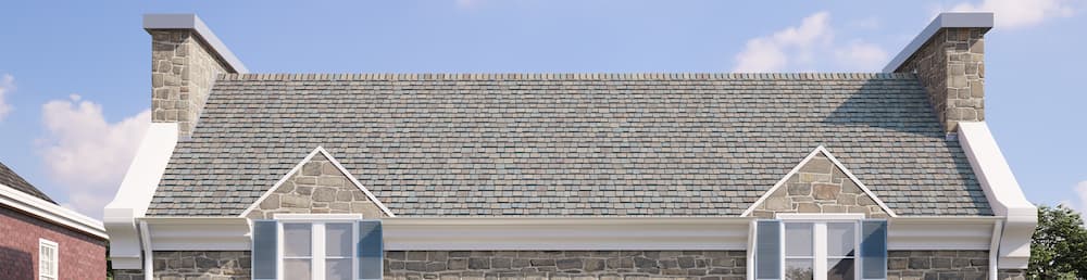 manoir banner light stone-look shingle