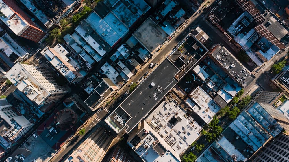 flat roof problems on city buildings