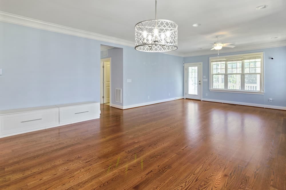 refinished floor provides one fo the best ROI renovation projects