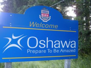 Oshawa sign