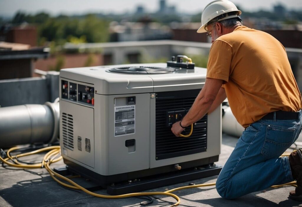 roof mounted generator