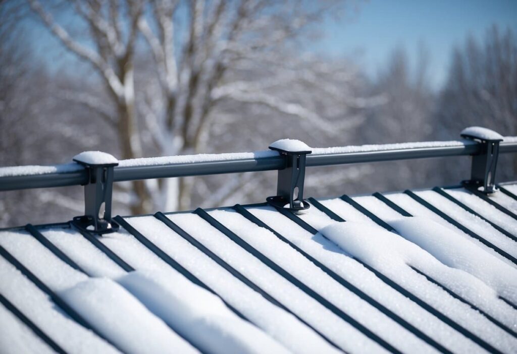 metal roof snow guards vs snow rails